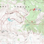 Map of Conejos Peak area